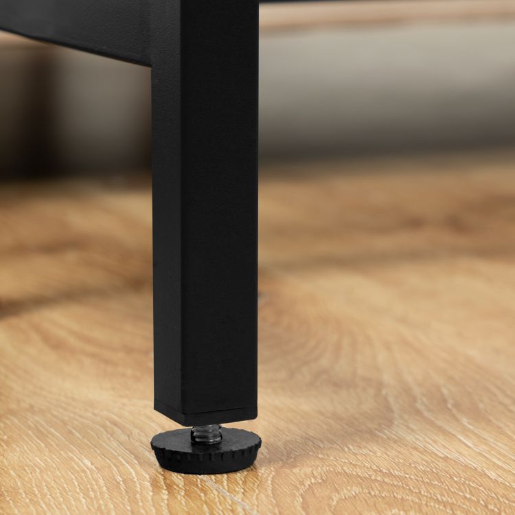 HOOBRO Skinny Console Table with Adjustable Shelf, Entryway Table, Narrow Sofa Table, 2-Tier Side Table for Foyer, Hallway, Kitchen, Bedroom, Industrial Style