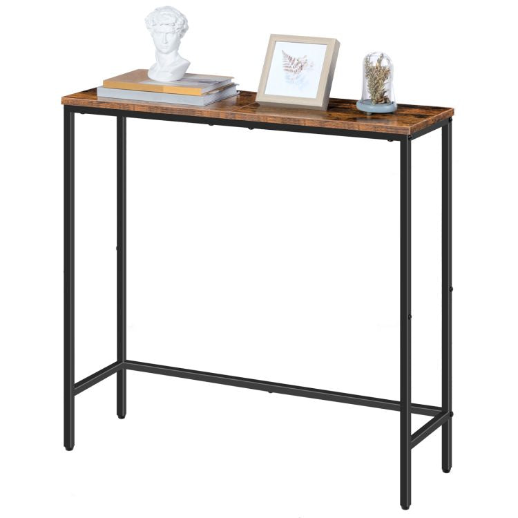 HOOBRO Narrow Console Table, 29.5" Entryway Small Sofa Side Display for Hallway, Bedroom, Living Room, Foyer