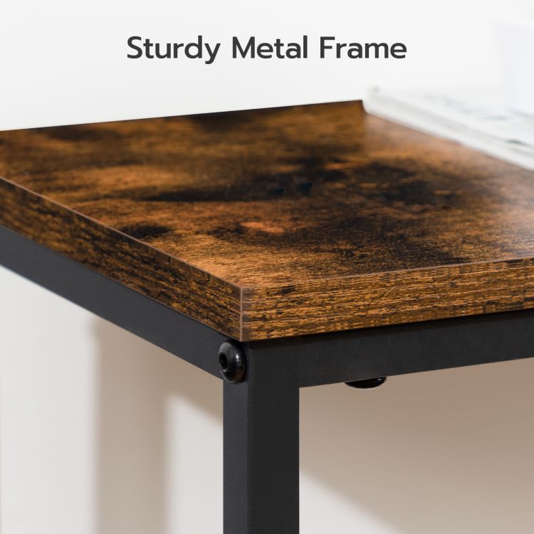 HOOBRO Narrow Console Table, 29.5" Entryway Small Sofa Side Display for Hallway, Bedroom, Living Room, Foyer