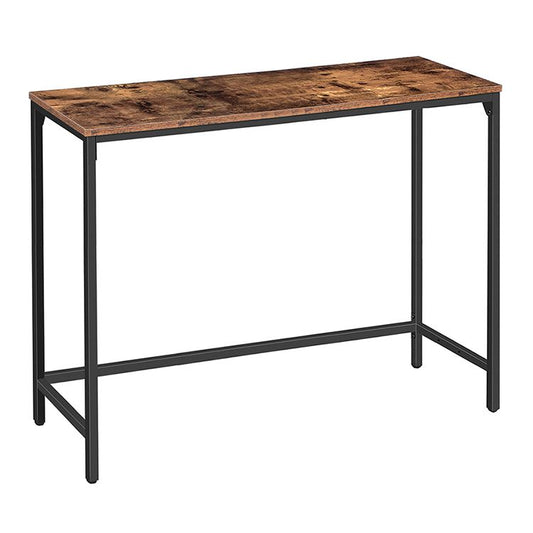 HOOBRO Console/ Sofa Table with Support Bar, Hallway Entrance Table for Living Room, Entryway, Corridor, Sturdy, Easy Assembly, Wood Look Accent Table