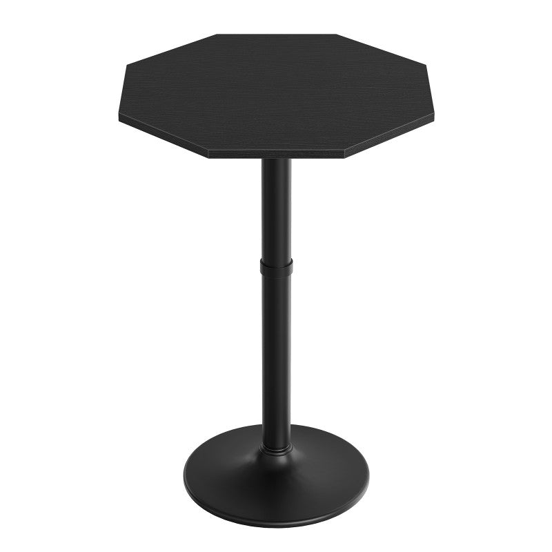 HOOBRO HOOBRO Octagonal Bar Table Kitchen, Pub Table Base, -Use Bistro Table Breakfast workspace for living room - front view